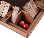 Load image into Gallery viewer, Ropoda 14 Inches 4-Way Shut The Box Dice Board Game (2-4 Players)