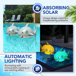 Load image into Gallery viewer, SOLPEX Solar Floating Pool Lights Shark Shape (Set of 2)
