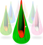 Load image into Gallery viewer, OUTREE Kids Pod Swing Seat Cotton Child Hammock Chair for Indoor and Outdoor use