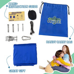 Load image into Gallery viewer, OUTREE Sensory Swing for Kids with 360° Swivel Hanger, Indoor Therapy Swing Great for Autism, ADHD, Sensory Processing Disorder, and Autistic Children