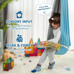 Load image into Gallery viewer, OUTREE Sensory Swing, Double Layer Therapy Swing with 360° Swivel Hanger, Healing & Relaxing Cuddle Sensory Swing for Kids and Adults with Autism, ADHD, Sensory Processing Disorder