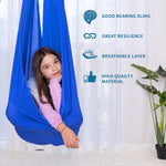 Load image into Gallery viewer, OUTREE Sensory Swing for Kids with 360° Swivel Hanger, Indoor Therapy Swing Great for Autism, ADHD, Sensory Processing Disorder, and Autistic Children