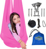 Load image into Gallery viewer, OUTREE Sensory Swing for Kids with 360° Swivel Hanger, Indoor Therapy Swing Great for Autism, ADHD, Sensory Processing Disorder, and Autistic Children