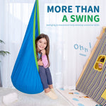 Load image into Gallery viewer, OUTREE Kids Pod Swing Seat Cotton Child Hammock Chair for Indoor and Outdoor use