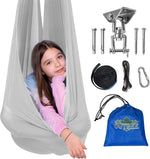 Load image into Gallery viewer, OUTREE Sensory Swing for Kids with 360° Swivel Hanger, Indoor Therapy Swing Great for Autism, ADHD, Sensory Processing Disorder, and Autistic Children
