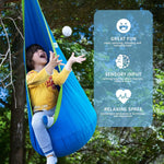Load image into Gallery viewer, OUTREE Kids Pod Swing Seat Cotton Child Hammock Chair for Indoor and Outdoor use