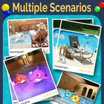 Load image into Gallery viewer, SOLPEX Solar Floating Pool Lights Shark Shape (Set of 2)