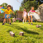 Load image into Gallery viewer, Ropoda Giant Wooden Yard Dice-Giant Outdoor Gaming Dice Set 3.5"