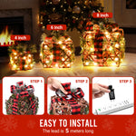 Load image into Gallery viewer, TISEJOY Christmas Lighted Gift Boxes