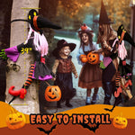 Load image into Gallery viewer, TISEJOY Crashing Witch Halloween Decorations