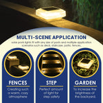 Load image into Gallery viewer, Solpex 30 LED Solar Fence Post Light -Warm White (Set of 2 or 6)