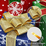 Load image into Gallery viewer, TISEJOY Christmas Lighted Gift Boxes, Pre-lit LED Light Up Snowflakes Christmas Ornament,Christmas Tree Partner Boxes-Red/Green/Blue Yard Indoor Outdoor Decoration Set of 3