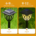 Load image into Gallery viewer, GIGALUMI Solar Decorative Pathway Lights– Warm White (Set of 6)