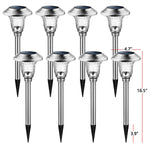 Load image into Gallery viewer, Gigalumi Solar Garden Lights with Flower Lighting Effect (Set of 8)