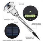 Load image into Gallery viewer, Gigalumi Solar Garden Lights with Flower Lighting Effect (Set of 8)