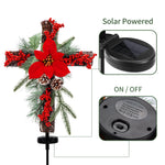 Load image into Gallery viewer, Sowsun Solar Christmas Decorations Waterproof Red Birds Xmas Tree Pathway Lights (Set of 2)
