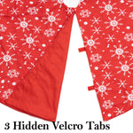 Load image into Gallery viewer, 48 Inches Christmas Tree Skirt (White/Gold)