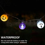 Load image into Gallery viewer, Tisejoy Halloween Lights Outdoor 21 LED Halloween String Lights