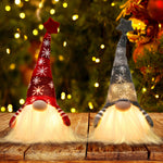 Load image into Gallery viewer, Gigalumi Lighted Christmas Gnome Santa (Set of 2)