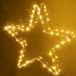 Load image into Gallery viewer, Gigalumi Christmas Window Star Lights Warm White(Set of 3)