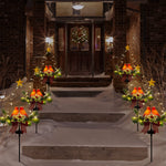 Load image into Gallery viewer, Sowsun Solar Christmas Decorations Waterproof Red Birds Xmas Tree Pathway Lights (Set of 2)