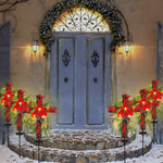 Load image into Gallery viewer, Sowsun Solar Christmas Decorations Waterproof Red Birds Xmas Tree Pathway Lights (Set of 2)