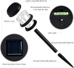 Load image into Gallery viewer, Gigalumi Double Ring Solar Pathway Lights– Cold White (Set of 12)