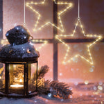 Load image into Gallery viewer, Gigalumi Christmas Window Star Lights Warm White(Set of 3)