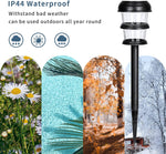 Load image into Gallery viewer, Gigalumi Double Ring Solar Pathway Lights– Cold White (Set of 12)