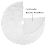 Load image into Gallery viewer, Christmas Tree Skirts White Faux Fur Tree Mat (Medium or Large)