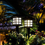 Load image into Gallery viewer, House-looking Solar Pathway Lights – Warm White (Set of 8 or 12)
