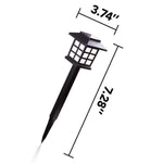 Load image into Gallery viewer, House-looking Solar Pathway Lights – Warm White (Set of 8 or 12)