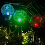 Load image into Gallery viewer, Gigalumi Solar Ball Shape Garden Lights (Set of 3)