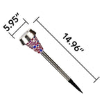 Load image into Gallery viewer, GIGALUMI Solar Garden Lights Outdoor, Mosaic LED Garden Lights -3 colors (Set of 3)