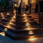 Load image into Gallery viewer, Solpex Solar Deck Lights – Warm White/RGB Light (Set of 12/16)