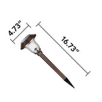 Load image into Gallery viewer, Gigalumi Solar Garden Lights with Flower Lighting Effect (Set of 8)