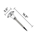 Load image into Gallery viewer, Gigalumi Solar Garden Lights with Flower Lighting Effect (Set of 8)