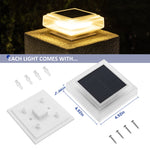 Load image into Gallery viewer, Solpex 30 LED Solar Fence Post Light -Warm White (Set of 2 or 6)