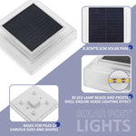 Load image into Gallery viewer, Solpex 30 LED Solar Fence Post Light -Warm White (Set of 2 or 6)