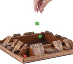 Load image into Gallery viewer, Ropoda 14 Inches 4-Way Shut The Box Dice Board Game (2-4 Players)
