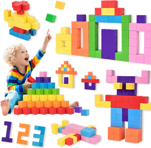 Cossy Magnetic Cube Blocks 56 PCs Set