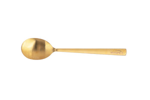 WINPEX gold Dinner Spoon , Stainless Steel  Shiny Golden Plating Soup Spoons