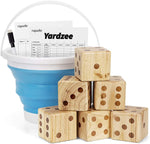 Load image into Gallery viewer, Ropoda 3.5&quot; Giant Wooden Yard Dice Set
