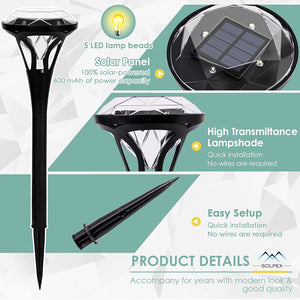 Solpex Solar Diamond Pathway Lights