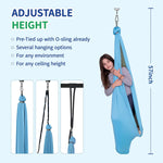 Load image into Gallery viewer, OUTREE Sensory Swing, Double Layer Therapy Swing with 360° Swivel Hanger, Healing &amp; Relaxing Cuddle Sensory Swing for Kids and Adults with Autism, ADHD, Sensory Processing Disorder
