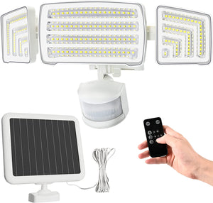 Solar Flood Light Outdoor Motion Sensor with Remote Control