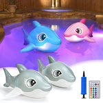 Load image into Gallery viewer, SOLPEX Solar Floating Pool Lights Shark Shape (Set of 2)
