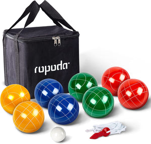 Ropoda 90mm Bocce Ball Set with 8 Balls