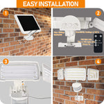 Load image into Gallery viewer, Solar Flood Light Outdoor Motion Sensor with Remote Control
