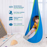 Load image into Gallery viewer, OUTREE Kids Pod Swing Seat Cotton Child Hammock Chair for Indoor and Outdoor use
